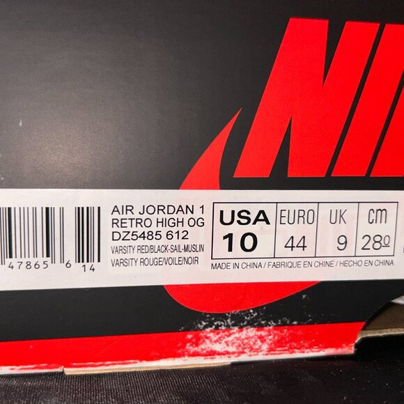 Nike Air Jordan 1 Retro High OG “Chicago Lost & Found” DZ5485-612 - Picture 10 of 10